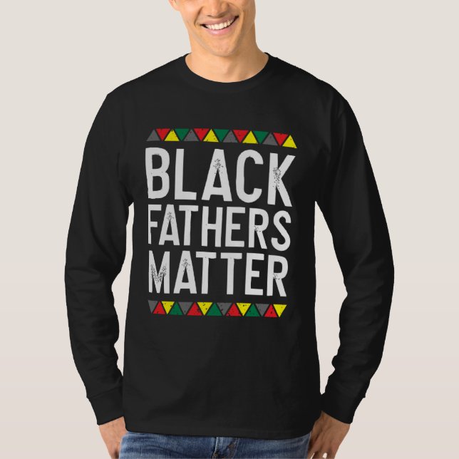 T-shirt Black fathers matte (Devant)
