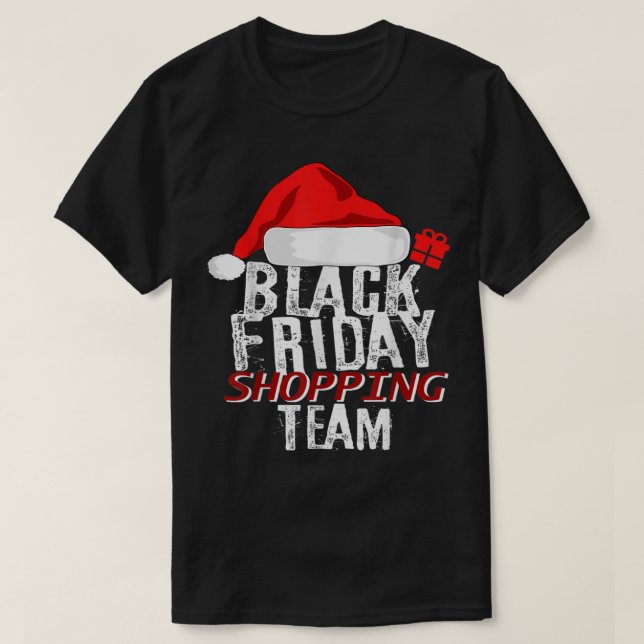 T-shirt Black Friday Shopping Team (Design devant)