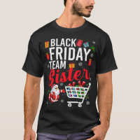 Black Friday Team Soeur Cute Christmas Shopping L