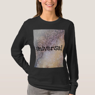 T-shirt Black full sleeves shirt with universal design
