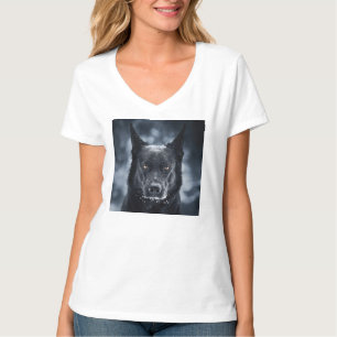 T-shirt Black German Shepherd