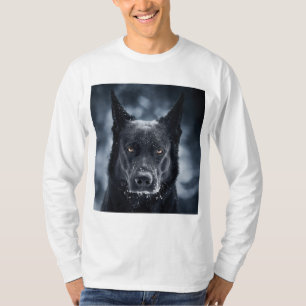 T-shirt Black German Shepherd