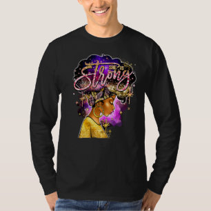 T-shirt Black Girl Elle est forte Afro femme Christian Rel