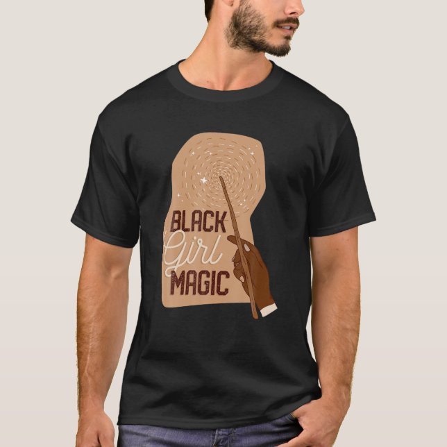 T-shirt Black Girl Magic Black History BHM Afrique (Devant)