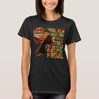 T-shirt Black Girl Magic Melanin Chemise, Je Suis Noir His