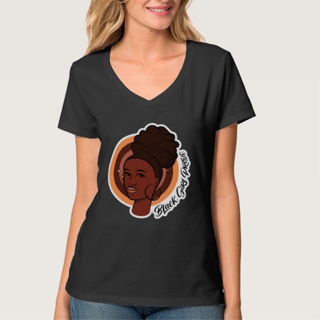 T-shirt Black Girl Pride (Devant)