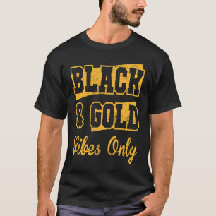 T-shirt Black&Gold Game Day Group High School Football
