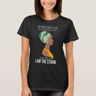 T-shirt Black Histoire Mois Chemise Africaine Femme Afro J