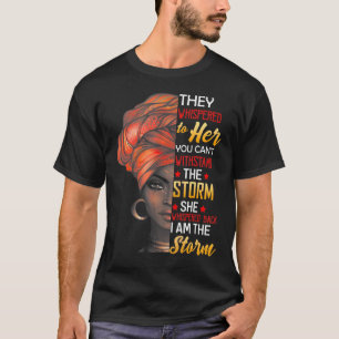 T-shirt Black Histoire Mois Chemise Africaine Femme Afro J