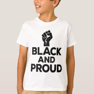 T-shirt Black Histoire Mois Power Cadeaux Femmes Hommes En
