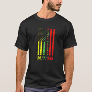 T-shirt Black History Mois 247365 African American Flag B