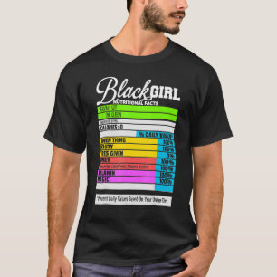 T-shirt Black History Mois Black Girl Black est magnifique