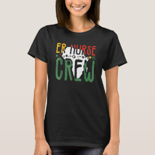 T-shirt Black History Mois Équipement infirmier Émergeance