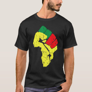 T-shirt Black History Mois Premier Black Power Femmes afri