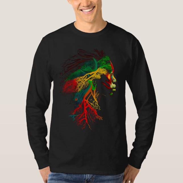 T-shirt Black history month  African American Ancestors' r (Devant)
