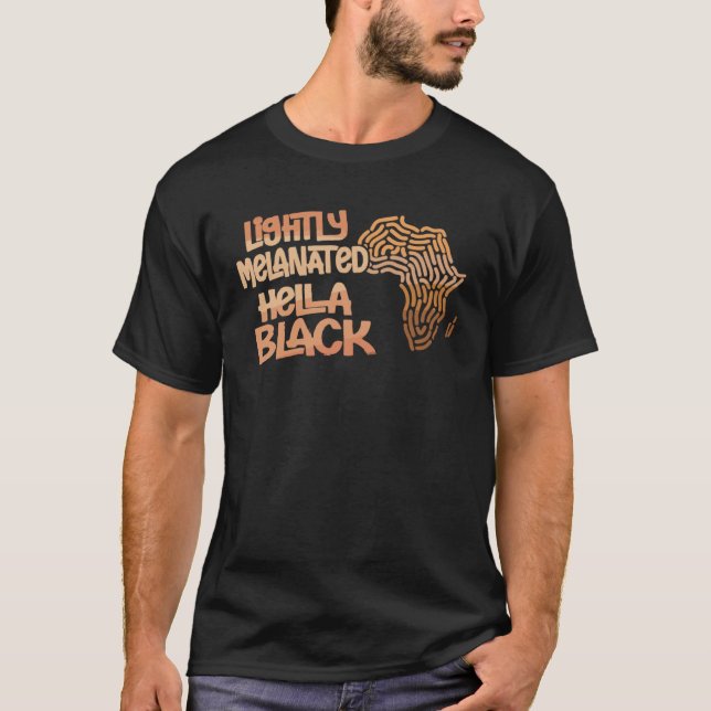 T-shirt Black History Month African Pride (Devant)