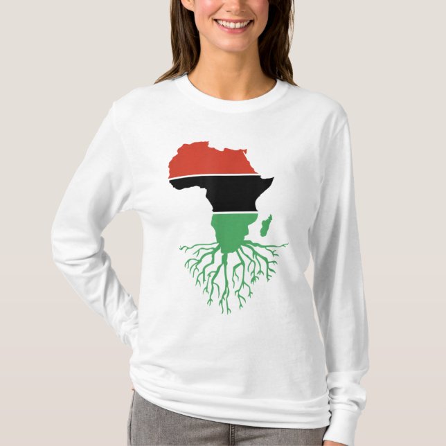T-shirt Black History Month African Roots Autonomwerment M (Devant)
