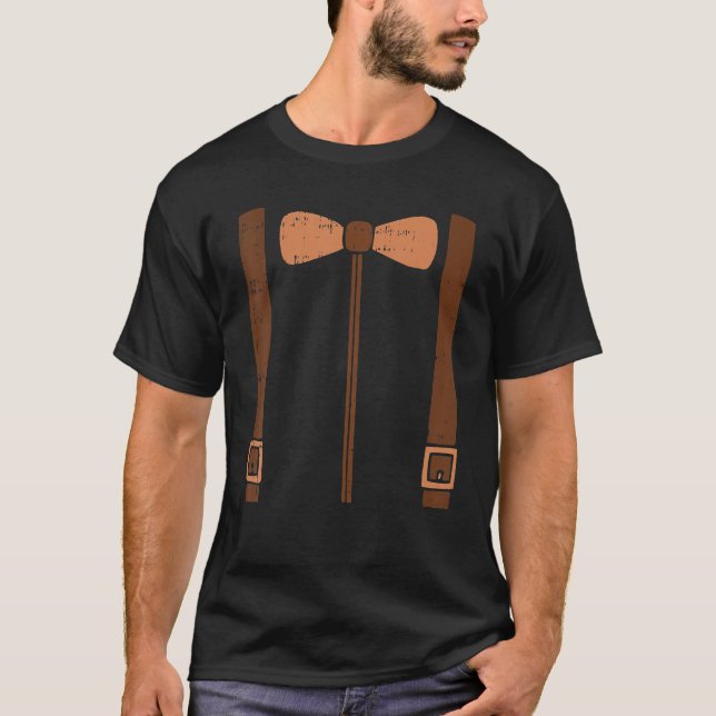 T-shirt Black History Month Bow Tie Suspender Melanin Prid (Devant)