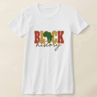 T-shirt Black History Month Crochet Style