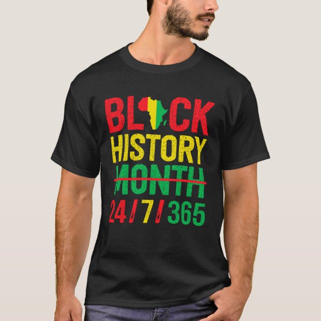 T-shirt Black History Month One Month Cant Hold Our Histor (Devant)