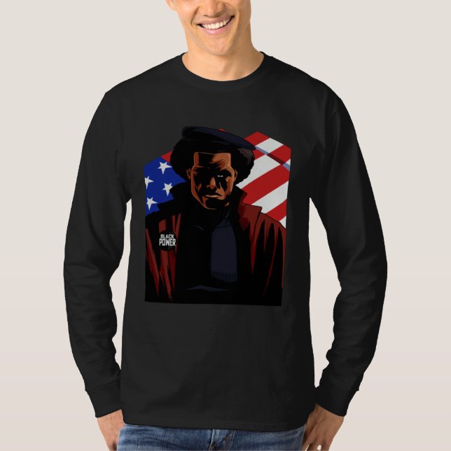 T-shirt Black History Month Panther Party (Devant)