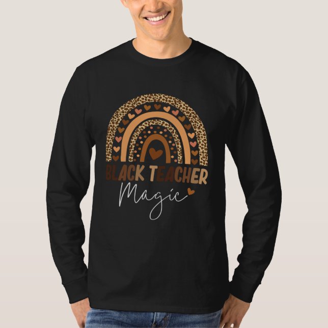 T-shirt Black History Month Teacher Black Teacher Magic (Devant)