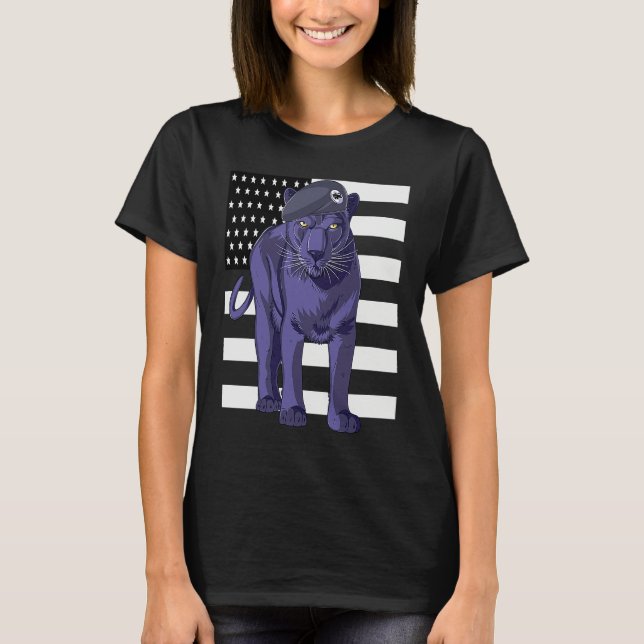 T-shirt Black History Panther Party (Devant)