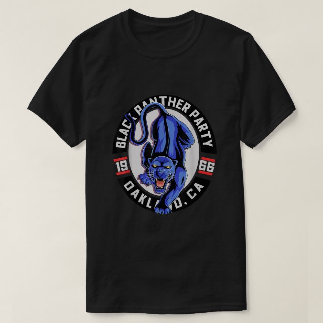 T-shirt Black History Panther Party 1966 Oakland Californi (Design devant)