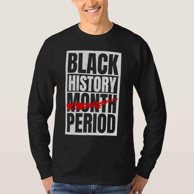 T-shirt Black History Période Black Pride Retro Black Hist (Devant)