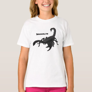 T-shirt Black hungry scorpion