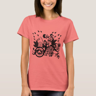 T-shirt Black Irish Swirls et Leprechauns