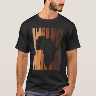 T-shirt Black King Black History Mois Melanin African