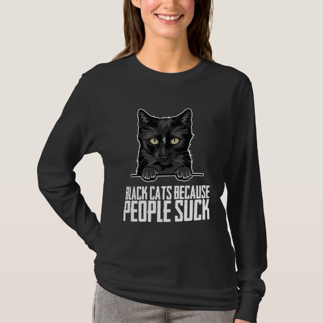 T-shirt Black kitten  Black mom  Black dad  1 (Devant)