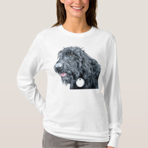 T-shirt Black Labradoodle