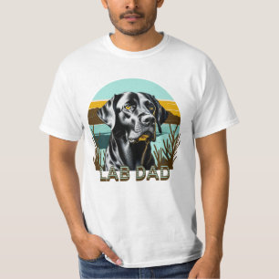 T-shirt Black Labrador Retriever   Lab Papa