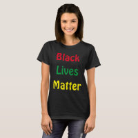 Black Lives Matt Rouge Vert et Jaune Texte