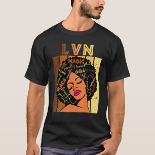 T-shirt Black Lvn Forte Afro Africaine Américaine Femmes