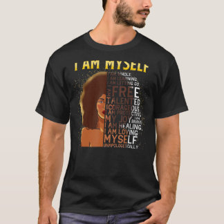 T-shirt Black Magic Black Femmes Je Suis Moi-Même Afro Bla