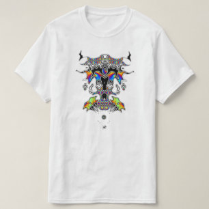 T-shirt Black Magic Psychedelic Face 1