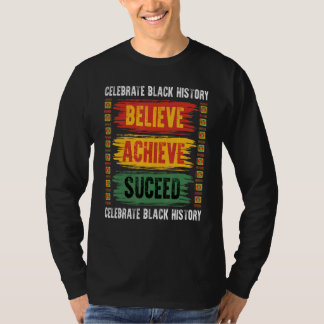 T-shirt Black Melanin Pride Afro Famille Célébrer Black Hi