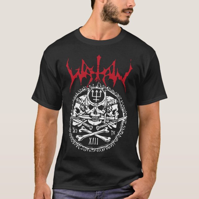 T-shirt Black Metal Band Watain (Devant)