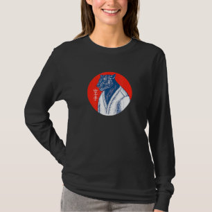 T-shirt Black Panther Karate japonais Art esthétique Graph