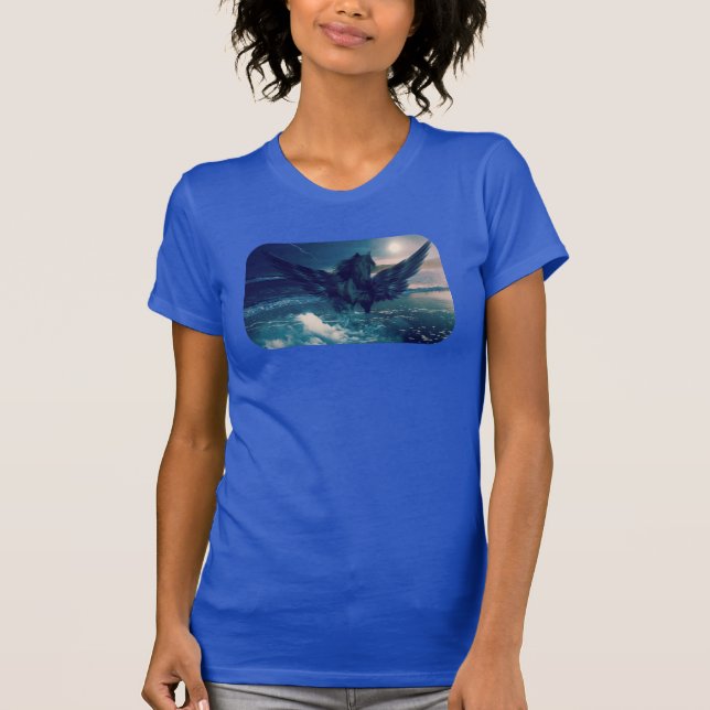 T-shirt Black Pegasus Emerging (Devant)
