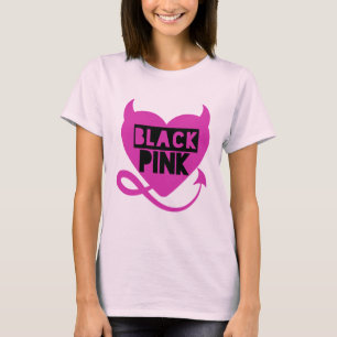 T - SHIRT Black Pink