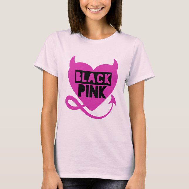 T - SHIRT Black Pink (Vorderseite)