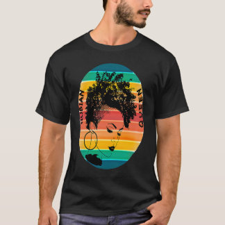 T-shirt Black Pride Africaine Américaine Femme de couleur 