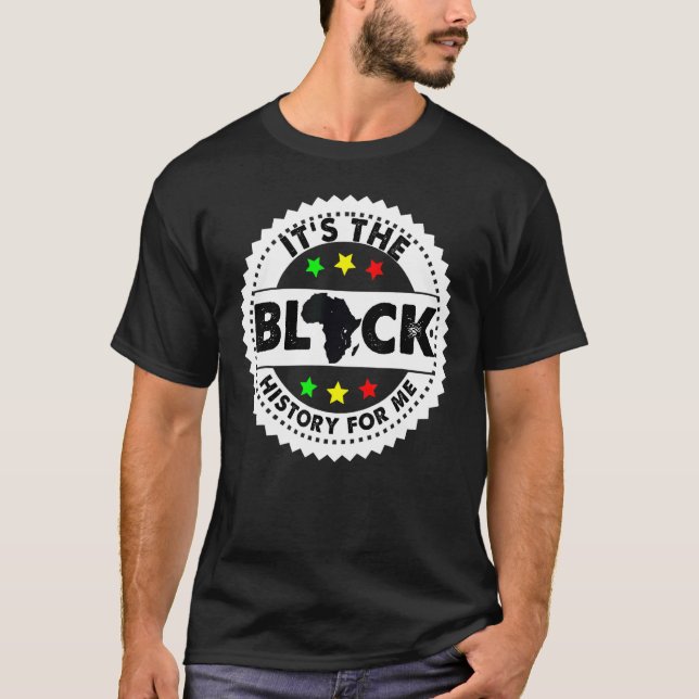 T-shirt Black Pride Exellence Melanin C'est The Black Hist (Devant)