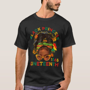 T-shirt Black princes Juneteenth 1865 mois d'histoire