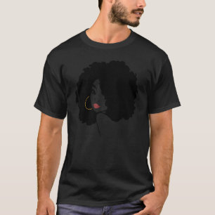 T-shirt Black Queen Afro Girl Magic Melanin Homme Femmes E