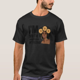 T-shirt Black Queen Afro Lady African American Ladies Cura
